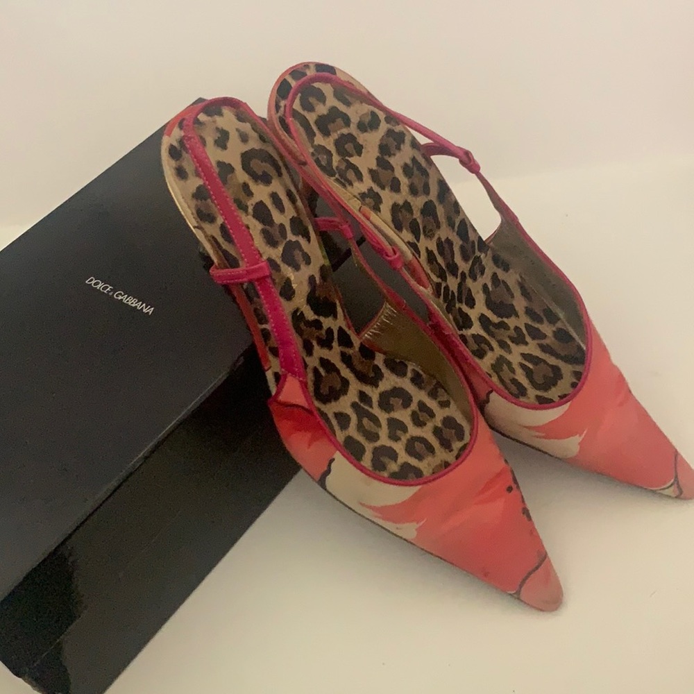 Dolce & Gabbana multi-color heels